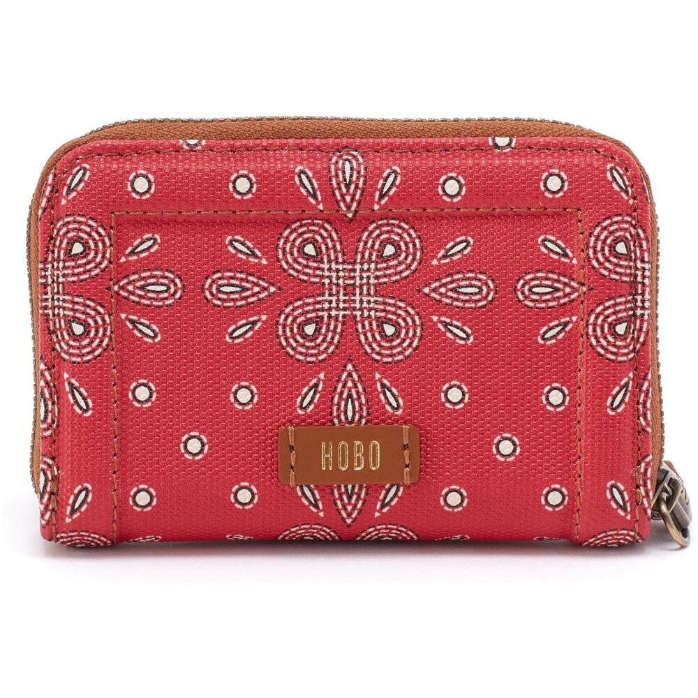 HOBO $68 Soma Small Wallet Red Journey Bandana NWT!